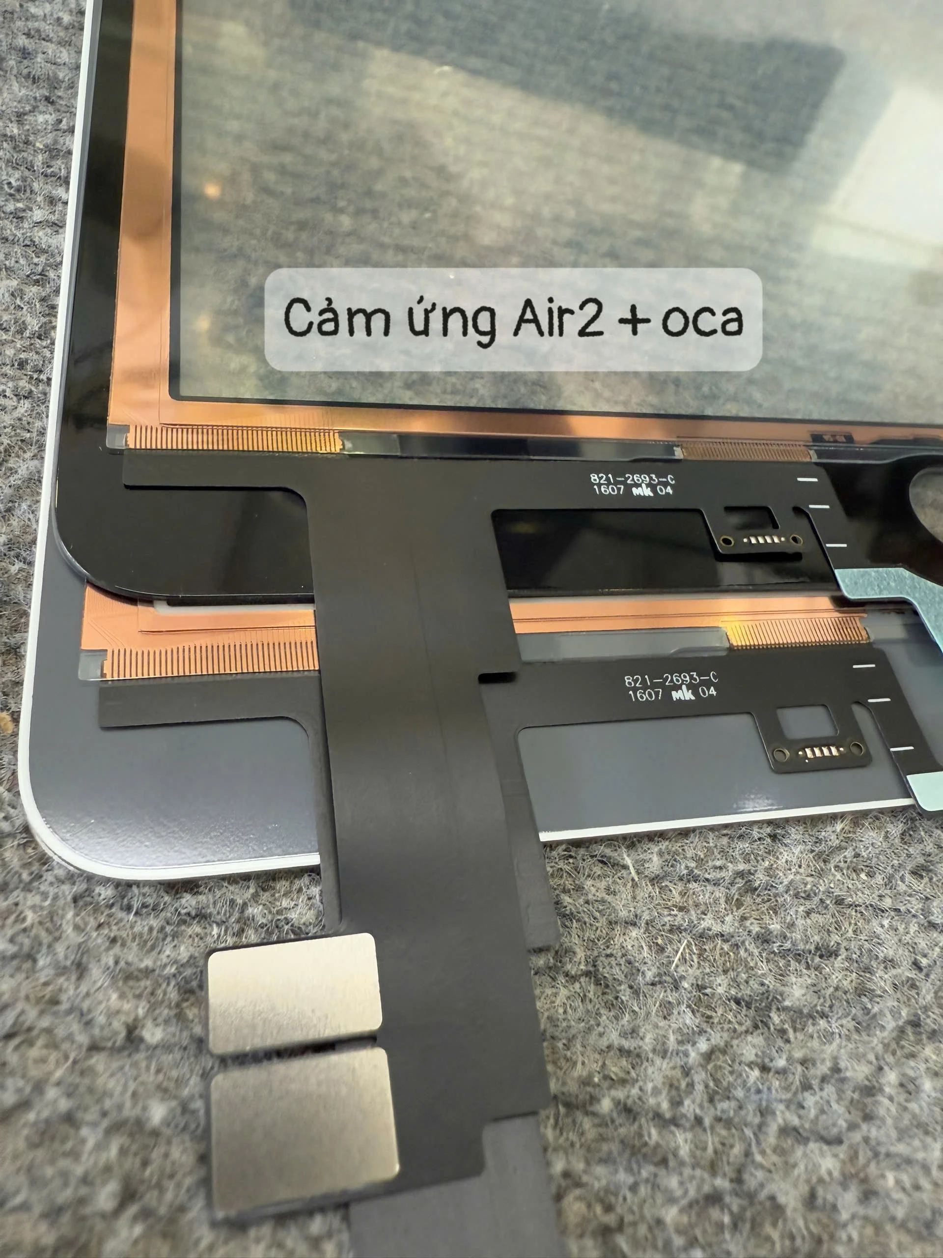 📌 Cảm Ứng iPad Air 2 Zin New – Mạch Đồng, Liền Keo | Model A1566, A1567 | Độ Bền Cao – Thay Thế Nhanh