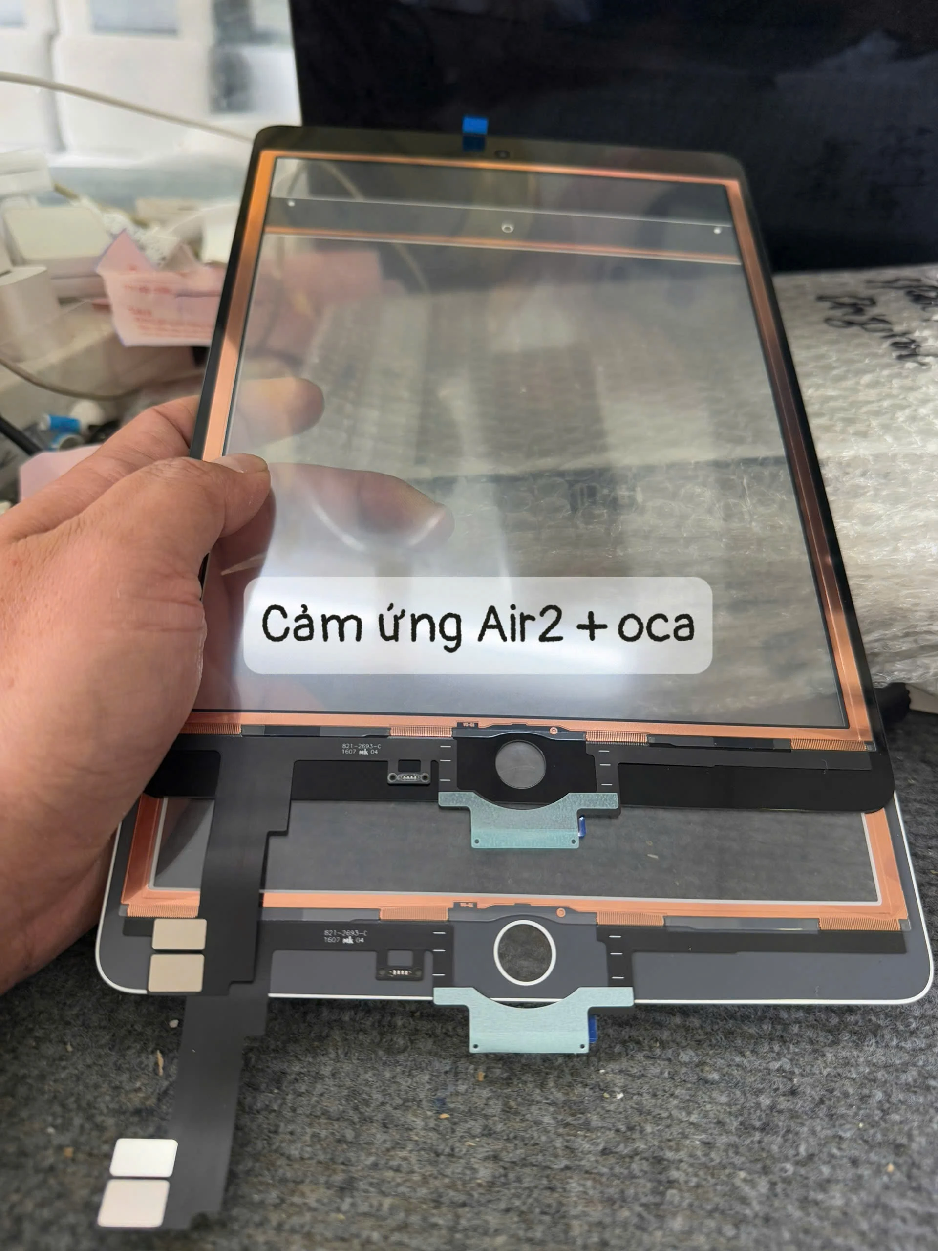 📌 Cảm Ứng iPad Air 2 Zin New – Mạch Đồng, Liền Keo | Model A1566, A1567 | Độ Bền Cao – Thay Thế Nhanh
